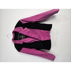 I.O.U. Classique Women's Vintage Double-Breasted leather Jacket